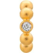 Encanto de punto llamativo blanco (dorado/blanco)