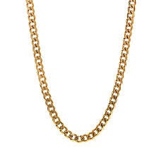 11mm Gold Cuban Link Steel Necklace | ARZ Steel | Luby 