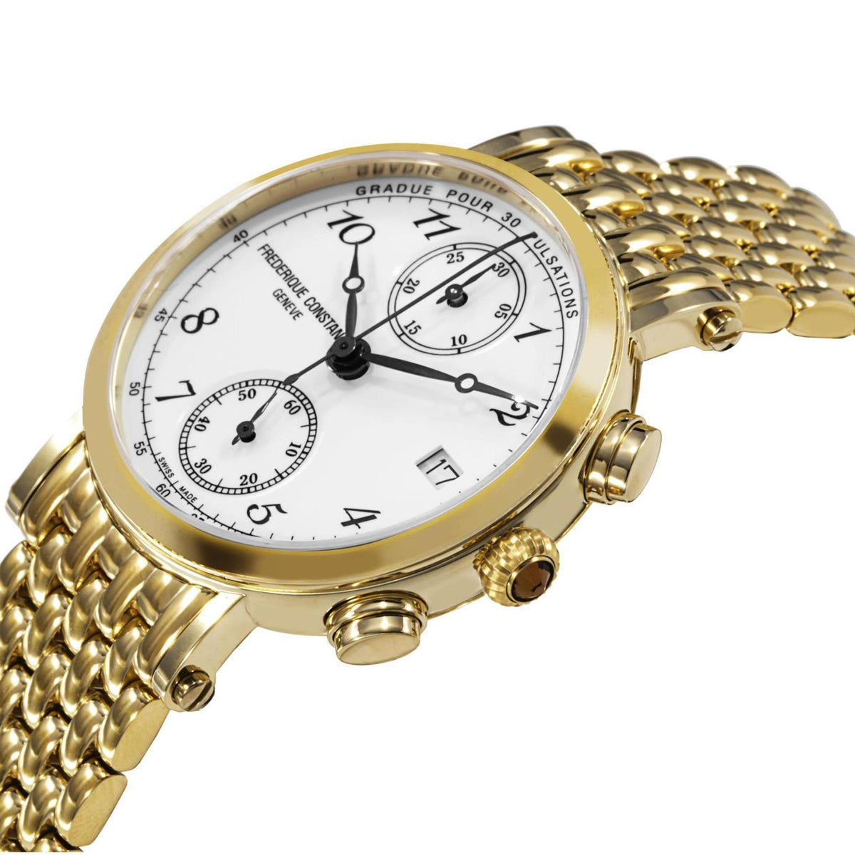 Classics Chronograph (Gold) | Frederique Constant | Luby 