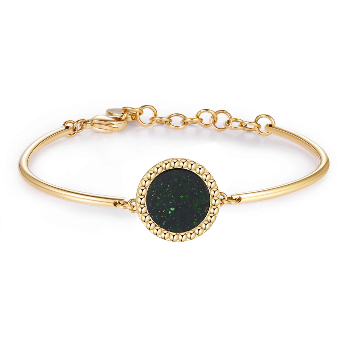 Chakra Green Stone Pendant Bracelet | Brosway Italia | Luby 