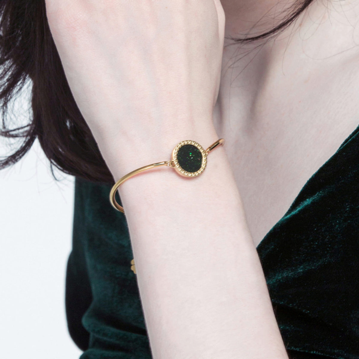 Chakra Green Stone Pendant Bracelet | Brosway Italia | Luby 