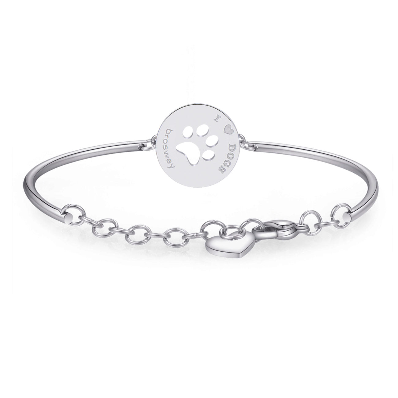 Chakra Dog Paw Bracelet (Silver) | Brosway Italia | Luby 