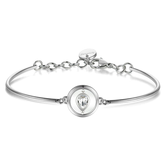 Chakra White Droplet Bracelet (Silver) | Brosway Italia | Luby 