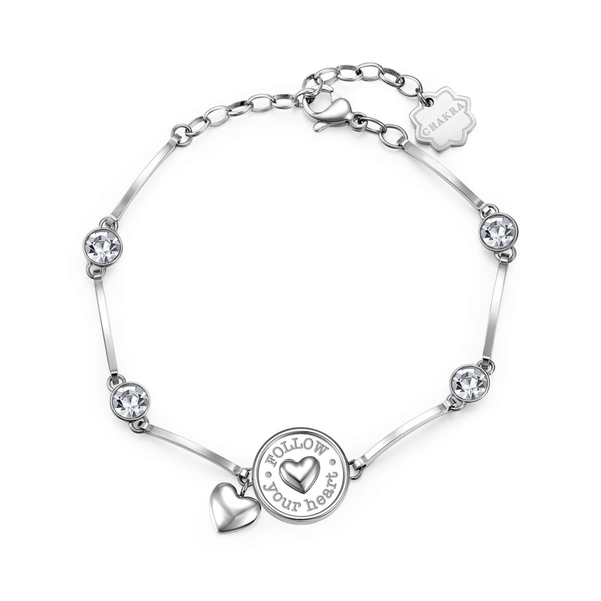 Chakra "Follow your Heart" Bracelet (Silver) | Brosway Italia | Luby 