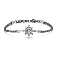 Horizon Ship Wheel Leather Bracelet | Brosway Italia | Luby 