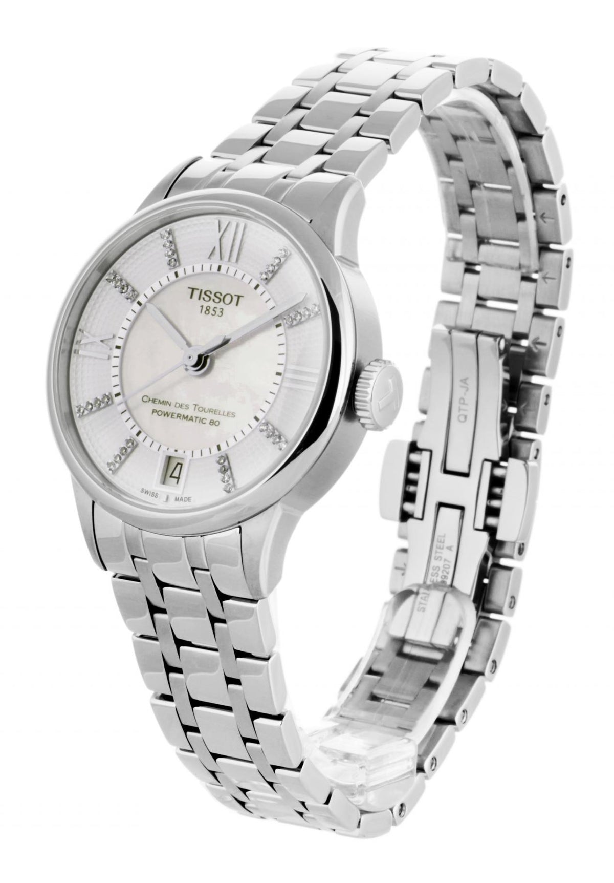 Chemin des Tourelles Powermatic 80 Lady (Silver) | Tissot | Luby 