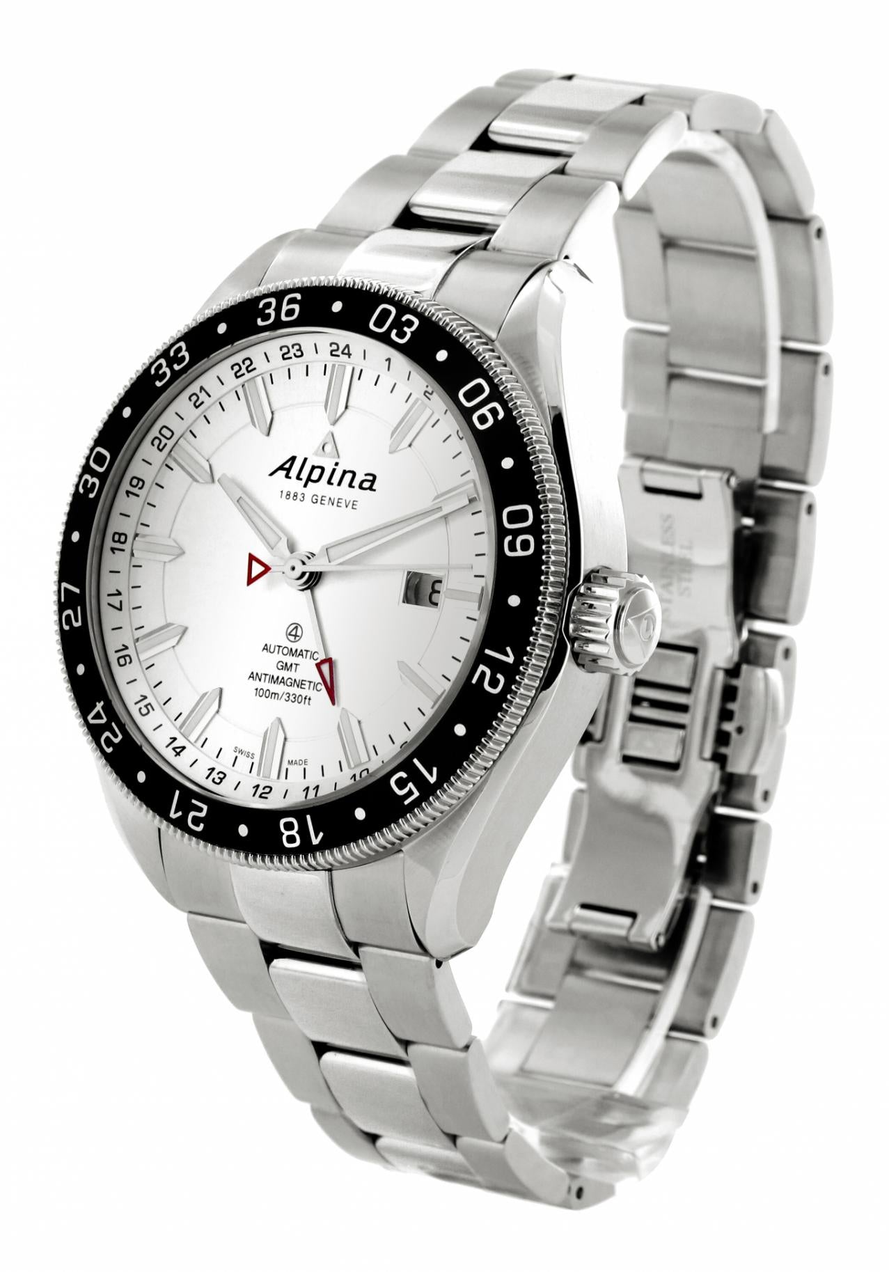 Alpiner 4 Automatic GMT (Silver) | Alpina | Luby 