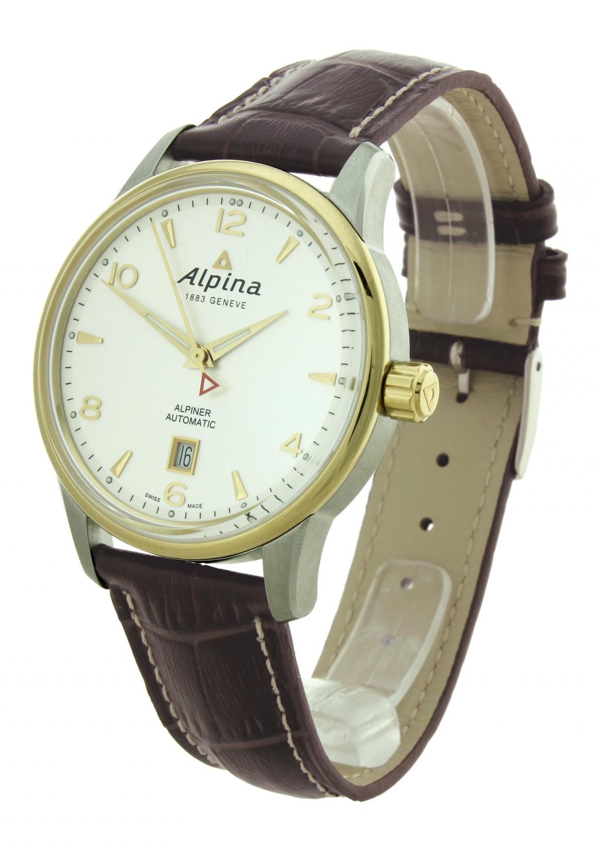Alpiner Automatic (White-Gold) | Alpina | Luby 