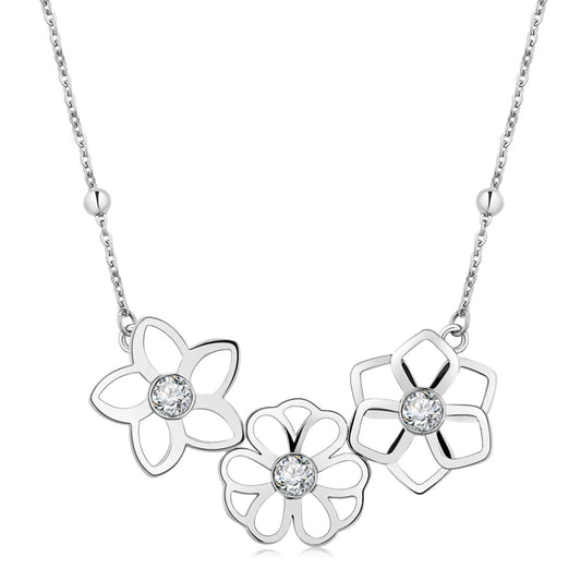 IKEBANA NECKLACE FLOWER WITH STONES | Brosway Italia | Luby 