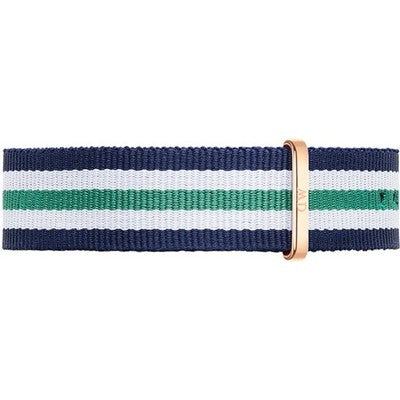 Nottingham Watch Strap (Green/White/Navy Blue/Rose-Gold) | Daniel Wellington | Luby 