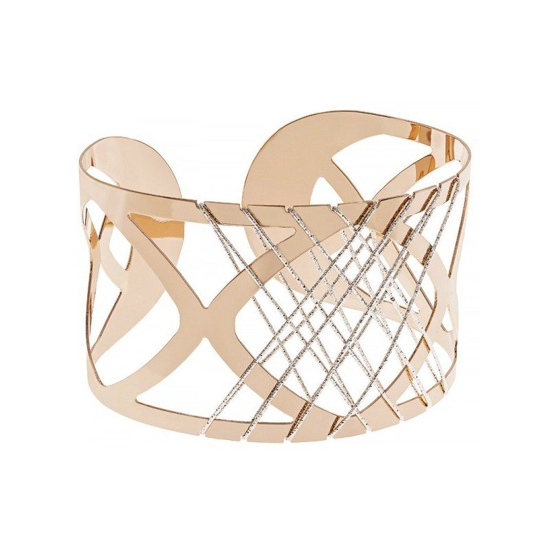 Evanescence Bronze & Brass Wide Bangle | Stroili Oro | Luby 