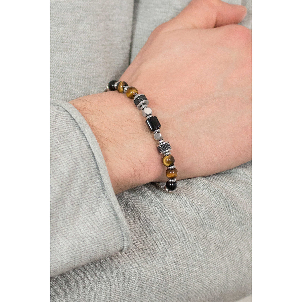 Tiger Eye & Onyx Bracelet | Brosway Italia | Luby 