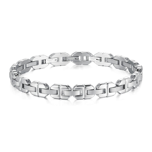Kronos Steel Chain Bracelet (Silver) | Brosway Italia | Luby 