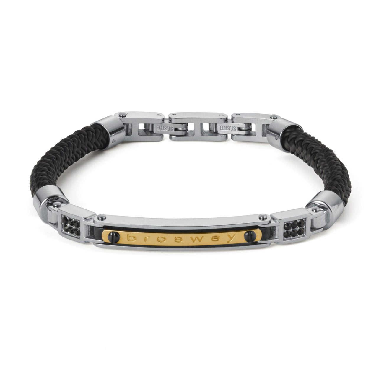 Strong Steel and Rubber Bracelet | Brosway Italia | Luby 