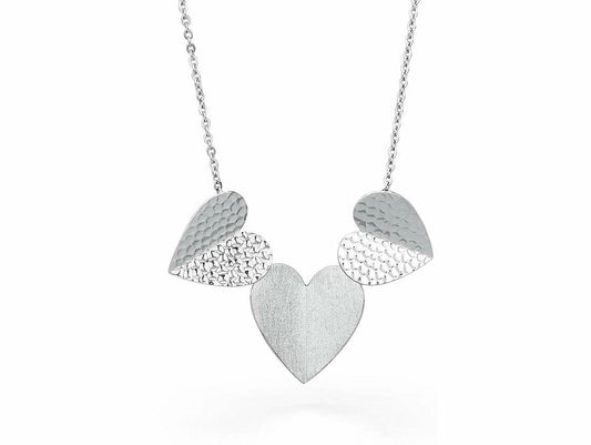 Heart Beat Necklace Three Hearts | Brosway Italia | Luby 