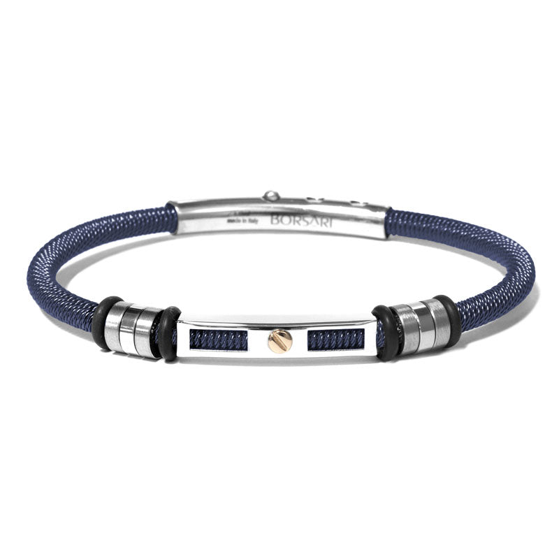 Stainless-Steel Bracelet with Rose-Gold Screw | BORSARI | Luby 