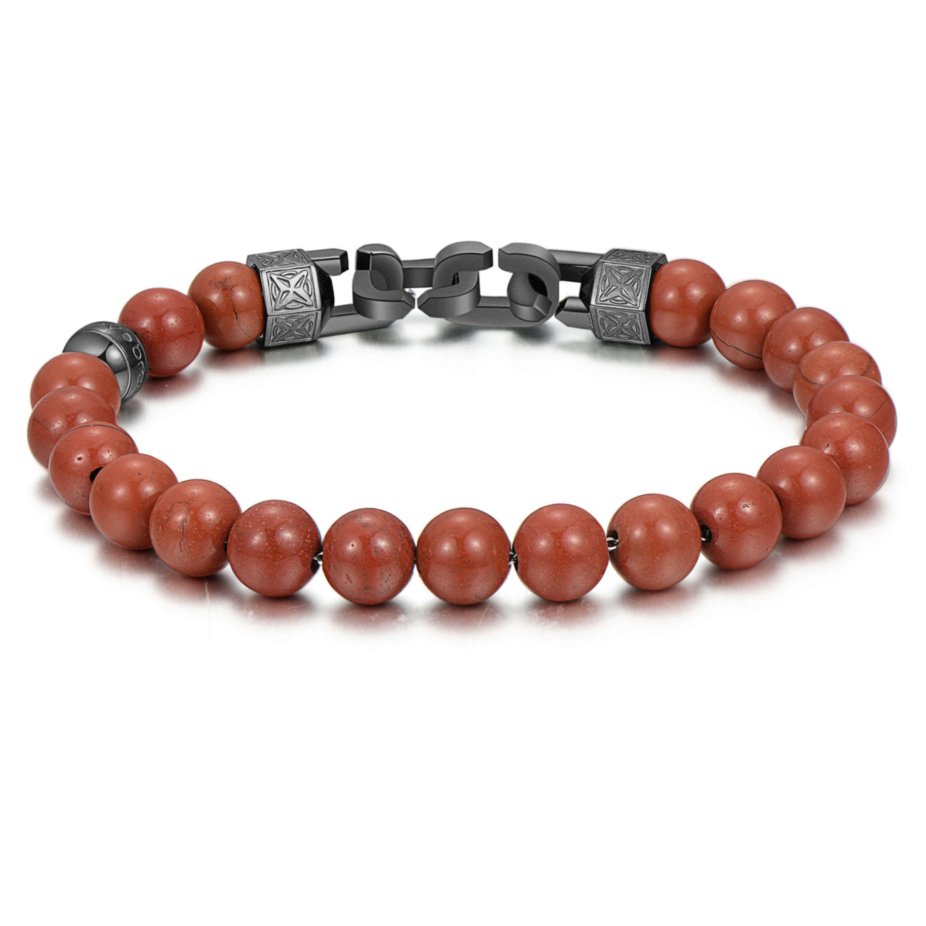 Shanti Beads Bracelet (Red & Gun Metal) | Brosway Italia | Luby 