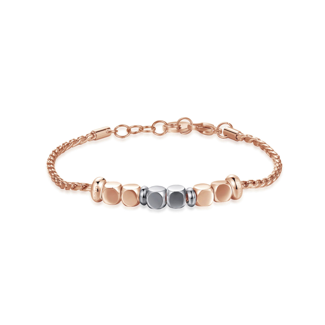 Très Jolie Beads Chain Bracelet (Rose-Gold) | Brosway Italia | Luby 