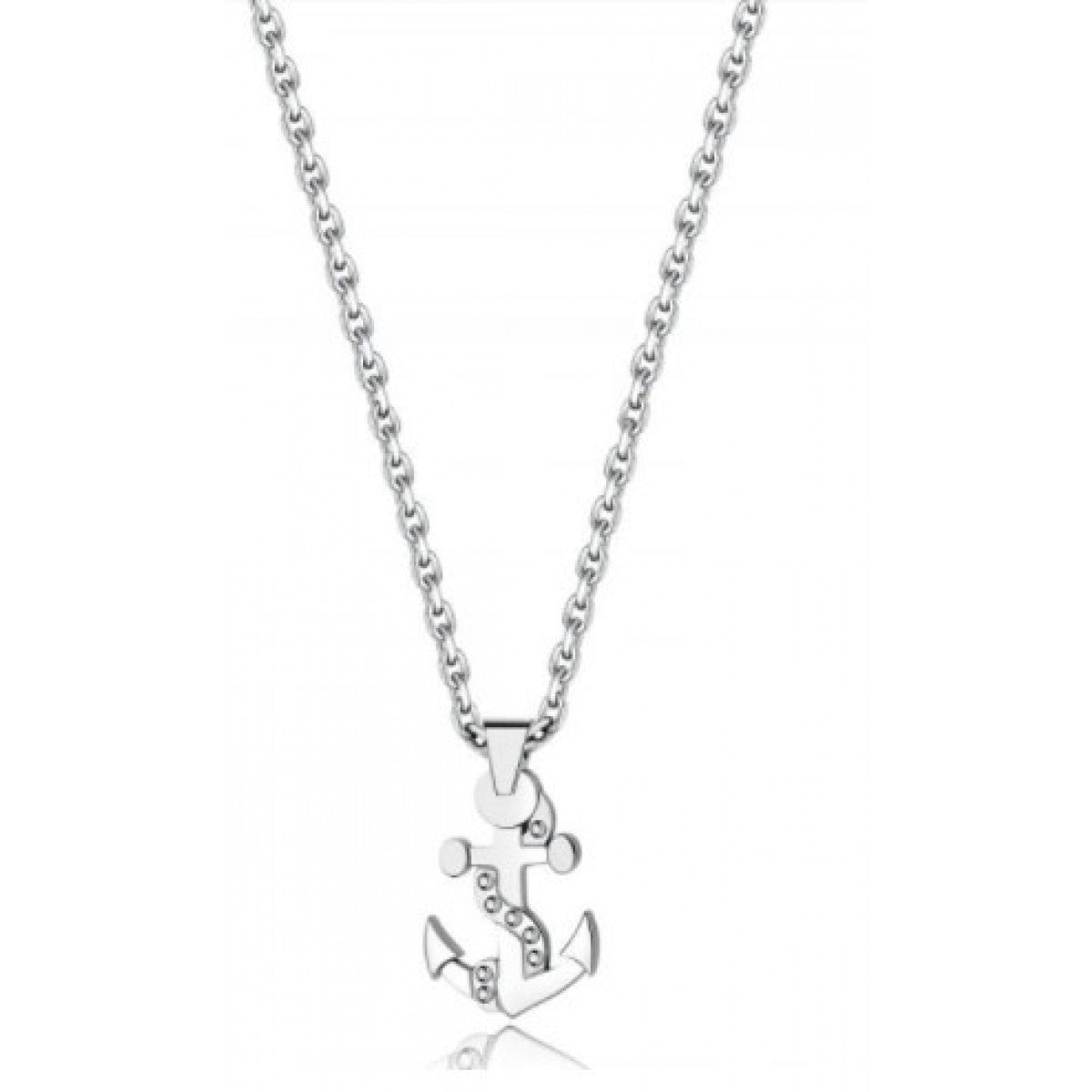 Voyage Anchor Pendant Necklace | Brosway Italia | Luby 