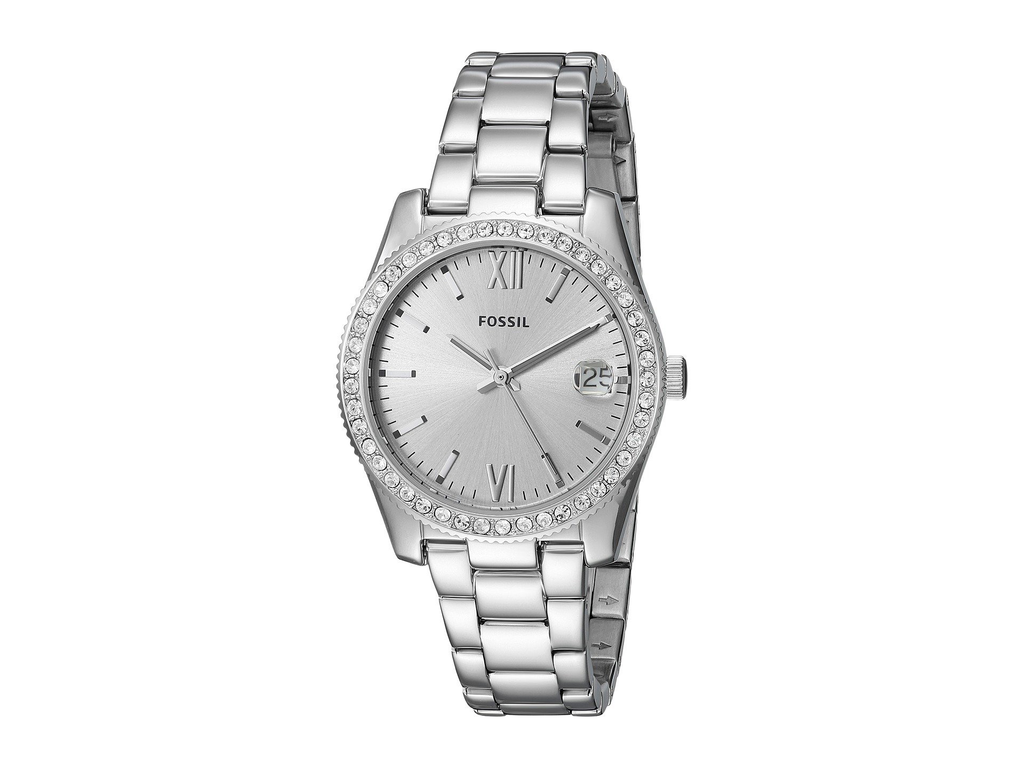 Ladies Scarlette Mini Watch (Silver) | Fossil | Luby 