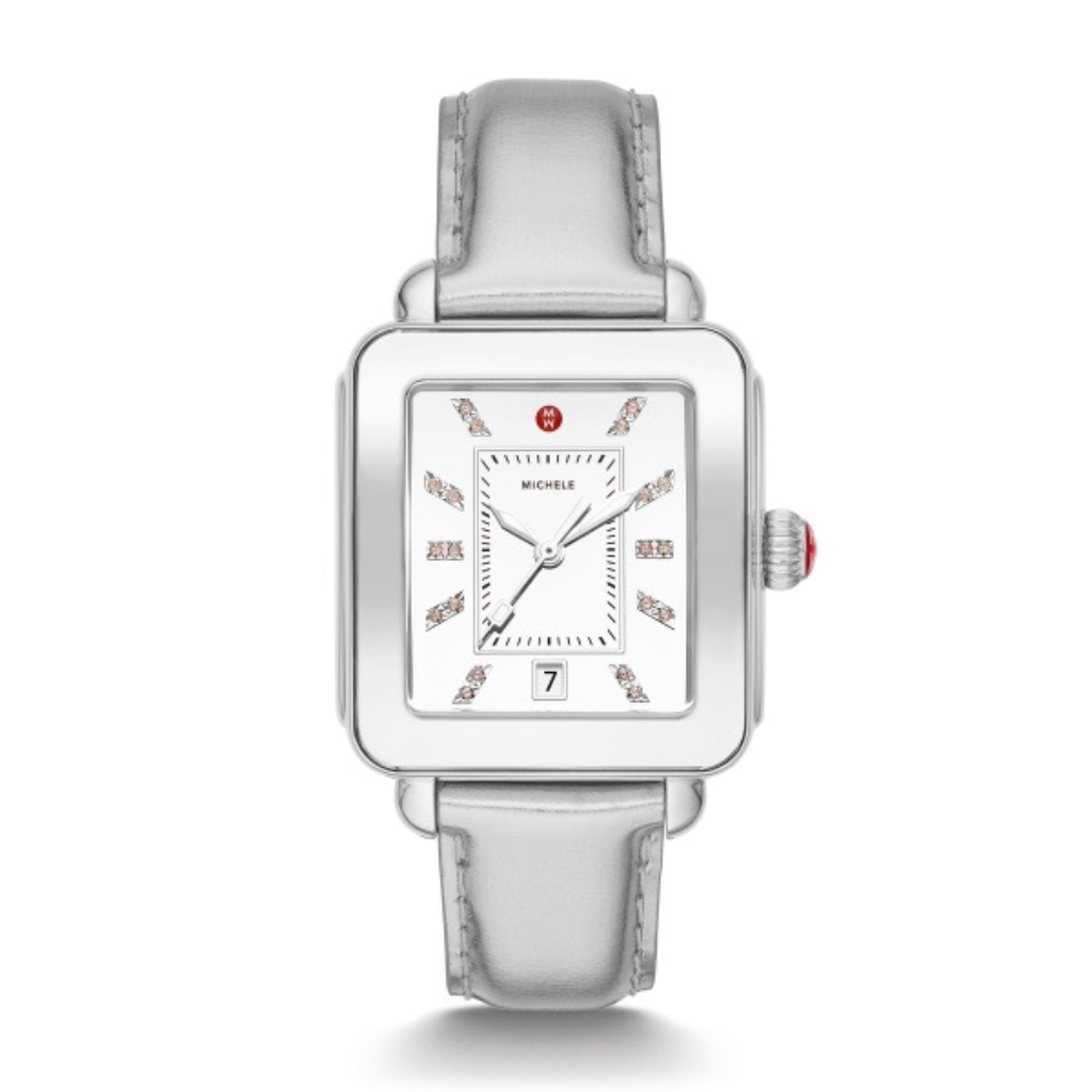 Deco Sport High Shine Silver Watch | Michele | Luby 