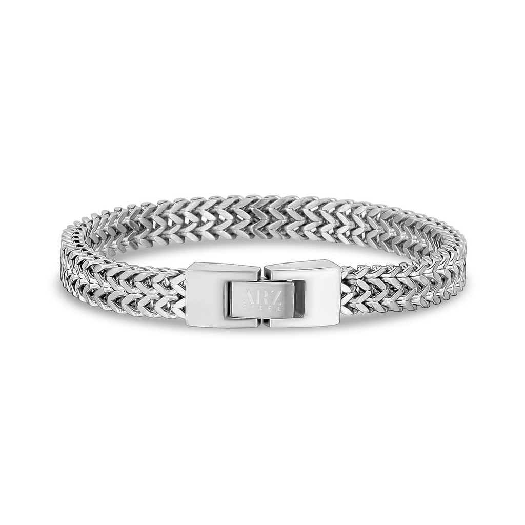 Stainless-Steel Double Franco Link Bracelet | ARZ Steel | Luby 