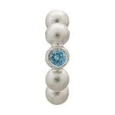 Sky Blue Flashy Dot Charm (Silver/Sky Blue) | Endless Jewelry | Luby 