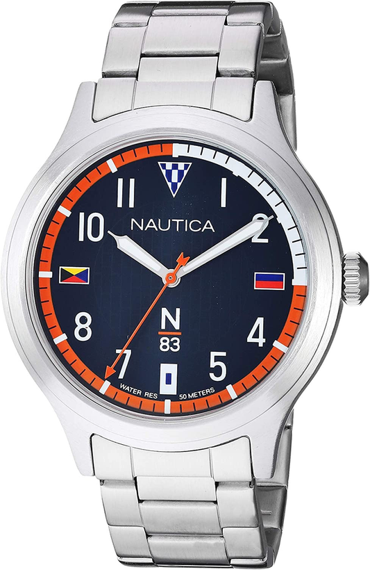 NAUTICA CRISSY FIELD SILVER DIAL BLUE | Nautica | Luby 