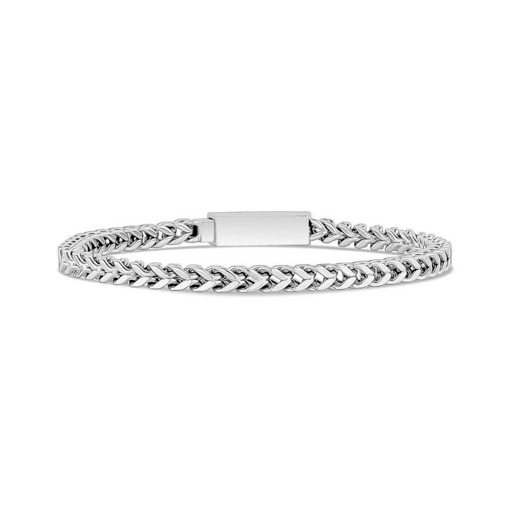 Stainless Steel Franco Link Bracelet | ARZ Steel | Luby 