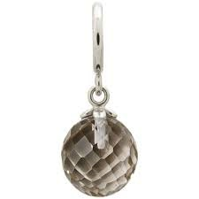 Smokey Love Drop Charm (Silver/Grey) | Endless Jewelry | Luby 