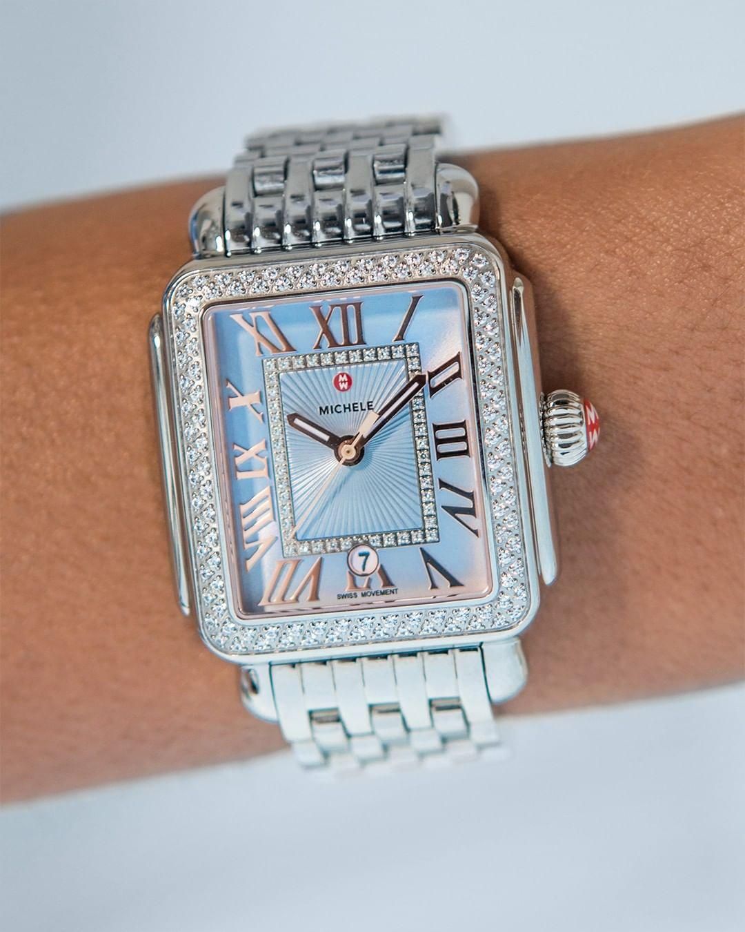 Madison Stainless Diamond Watch | Michele | Luby 