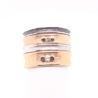 Silver Ring Set Of Four Color | Cresber | Luby 