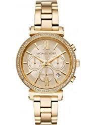 Sofie Chronograph Watch (Gold) | Michael Kors | Luby 