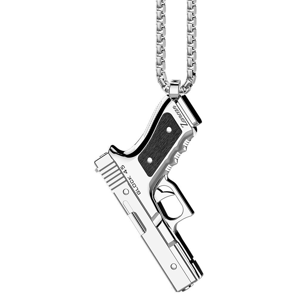 Gun Pendant Necklace | Zancan | Luby 