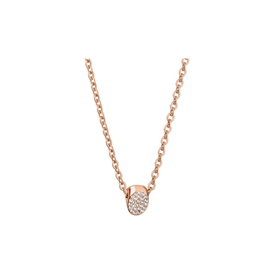 COLLAR BRILLANTE ORO ROSA