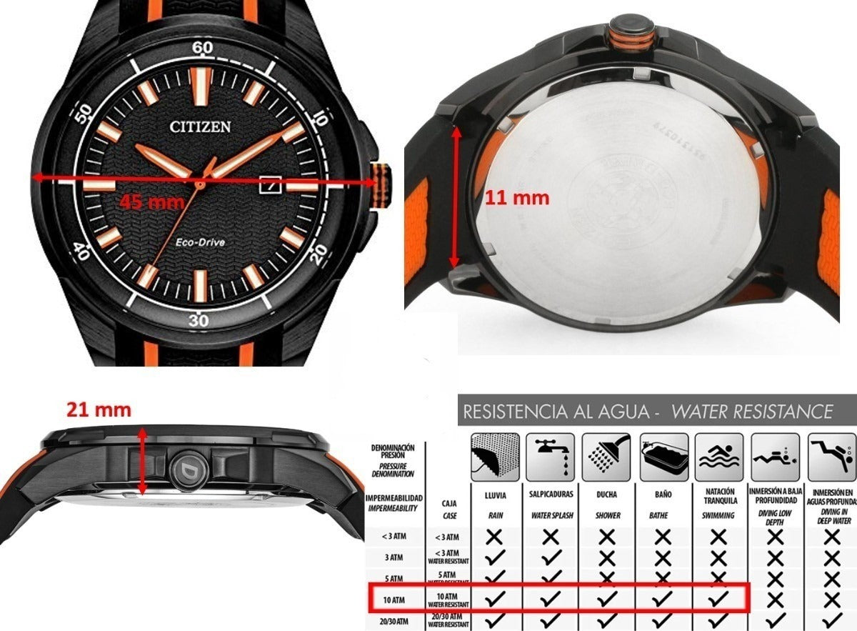 Drive (Black/Orange) | Citizen | Luby 