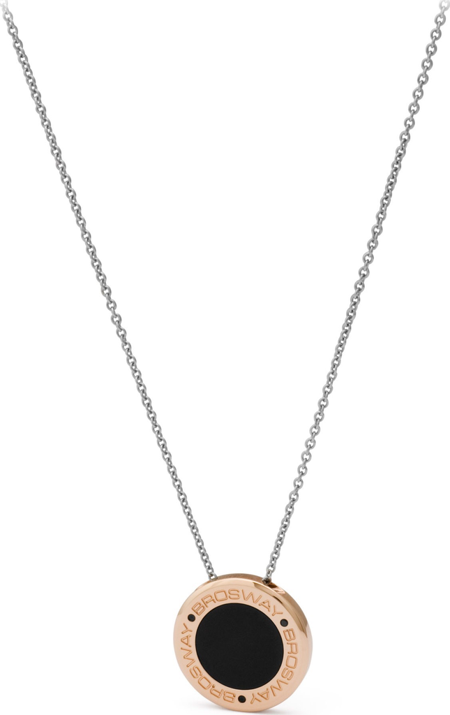 Symmetry Circle Pendant Necklace | Brosway Italia | Luby 