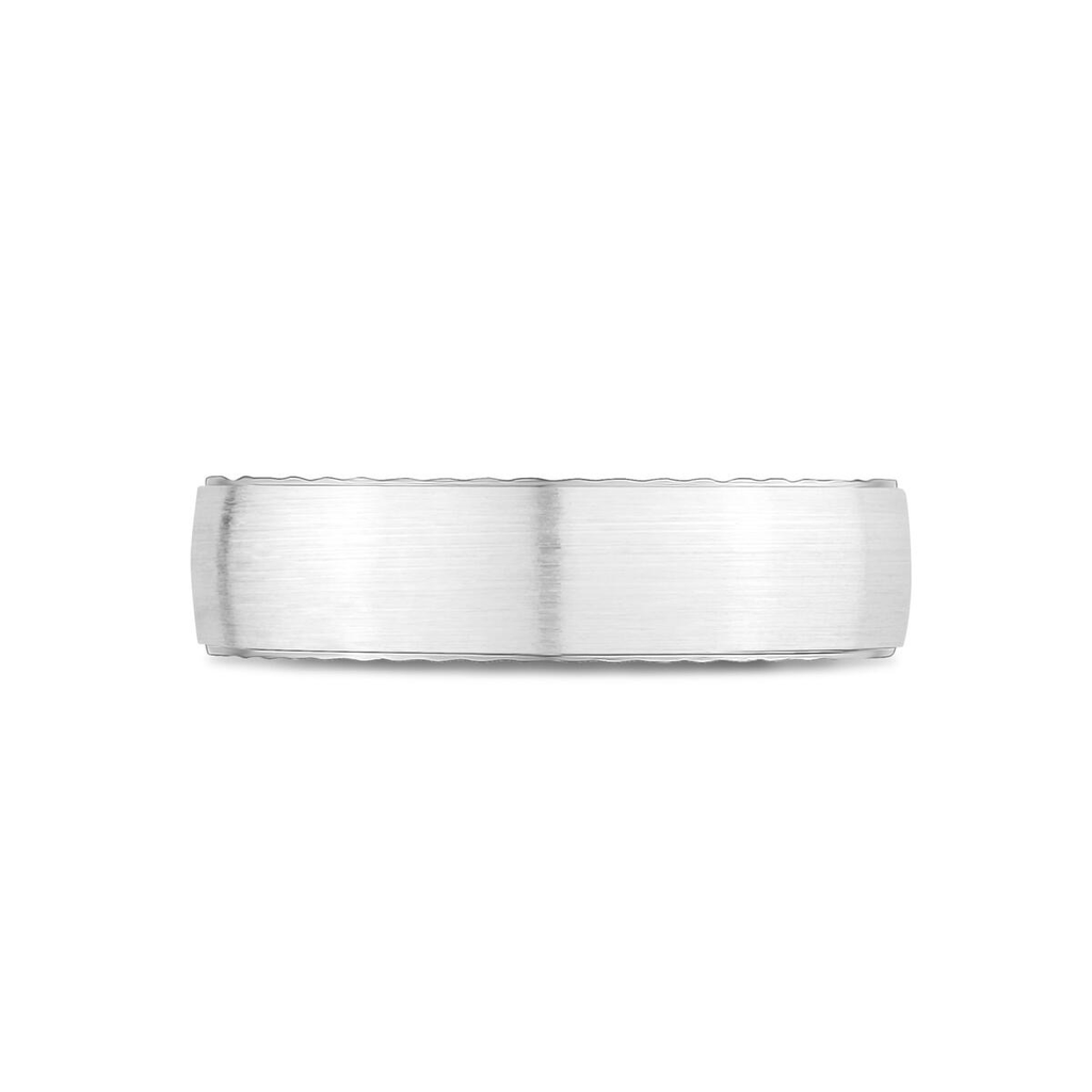 Flat Steel Ring with Diamond Cut Edges | ARZ Steel | Luby 
