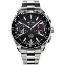 Alpiner 4 Chronograph Automatic (Silver/Black) | Alpina | Luby 