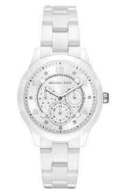 Runway Day Date Watch (White/Silver) | Michael Kors | Luby 