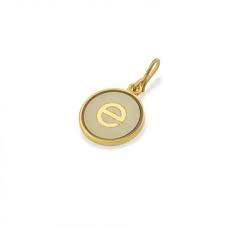 Letter E Etching Charm (14kt Gold) | Alex and Ani | Luby 