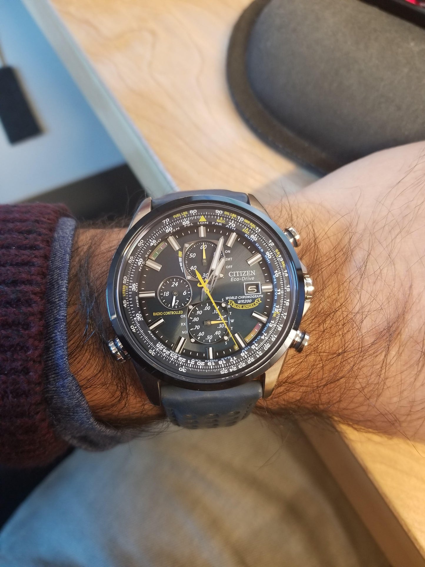Blue Angels World Chronograph A-T (Blue) | Citizen | Luby 