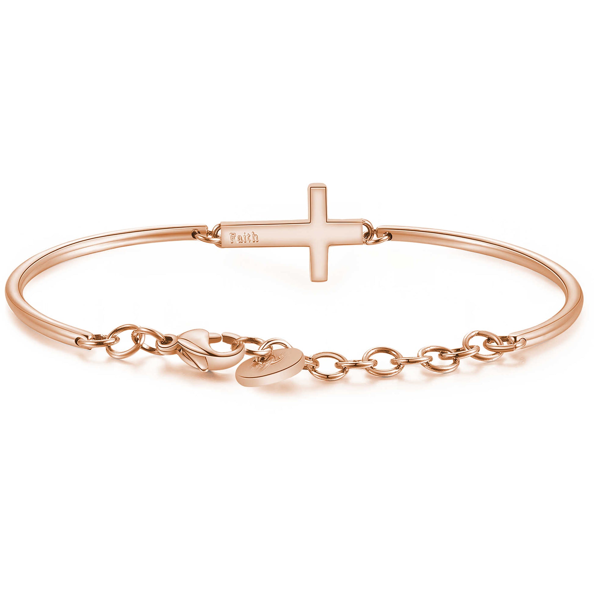 Chakra Cross Pendant Bracelet (Rose-Gold) | Brosway Italia | Luby 