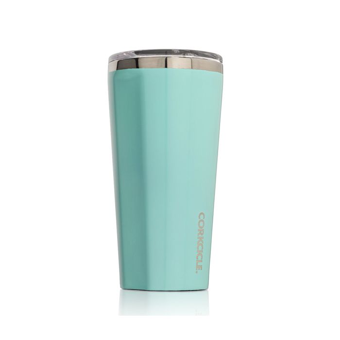 GLOSS TURQUOISE TUMBLER (16oz) | Corkcicle | Luby 