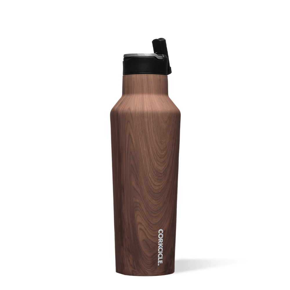 Walnut Wood Sport Canteen 20oz | Corkcicle | Luby 