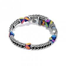 Arctic Wonderland Wrap Bangle Bracelet (Silver) | Alex and Ani | Luby 