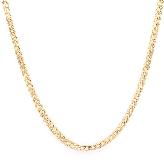 14K Gold Hallow Franco Chain | Luby Gold Collection | Luby 