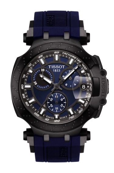 T-Race Chronograph (Black-Blue) | Tissot | Luby 