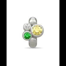 Dije Dulces Sueños Amarillo (Plata/Amarillo)