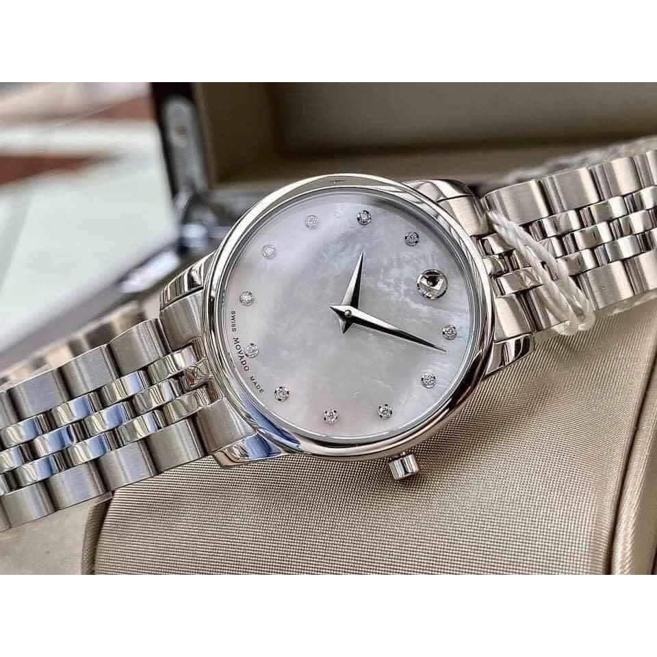 Museum Classic Mother of Pearl & Diamonds | Movado | Luby 